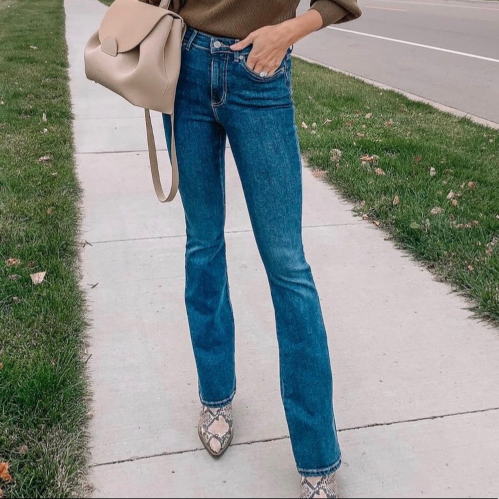 Banana Republic high-rise flare jeans